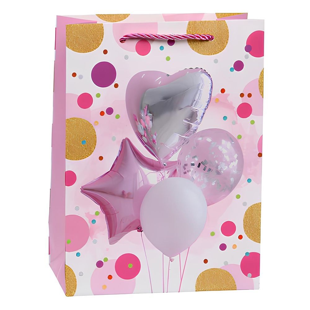 Пакет подарочный Воздушные шары 18х24х8,5 см микс 775-0712