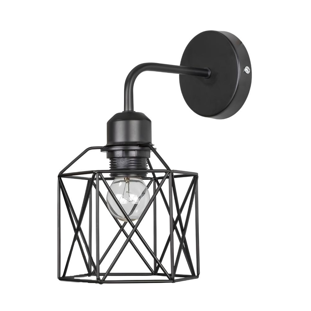 Бра In Home Loft Atiko-WL-E27-BL 60Вт Е27 20,5х26,3х14,5 см черный