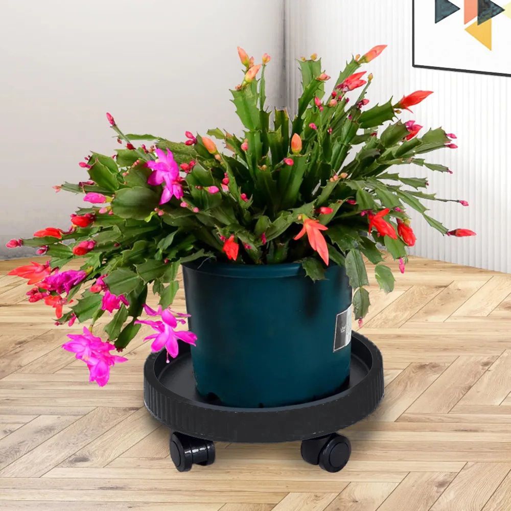 Подставка на 1 цветок графит d28 см 2024-3664