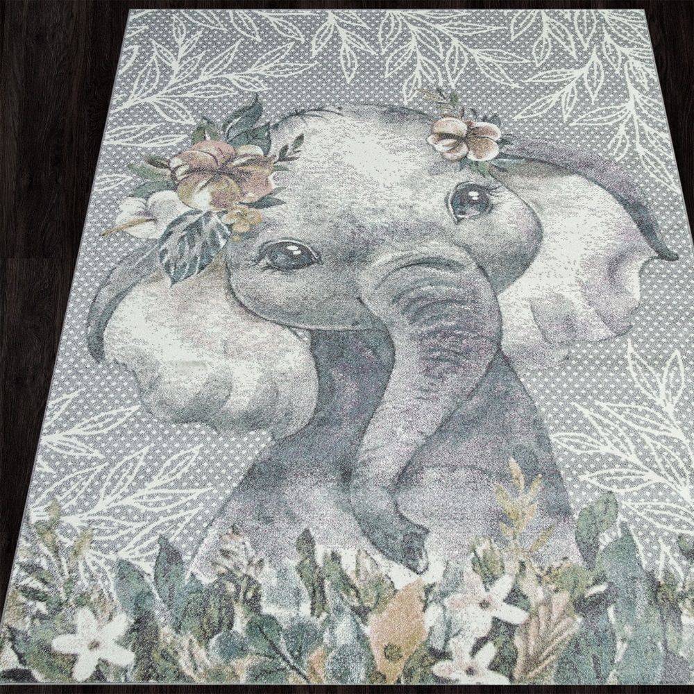 Ковер детский Sofit Merinos F262 0,8х1,5 м серый