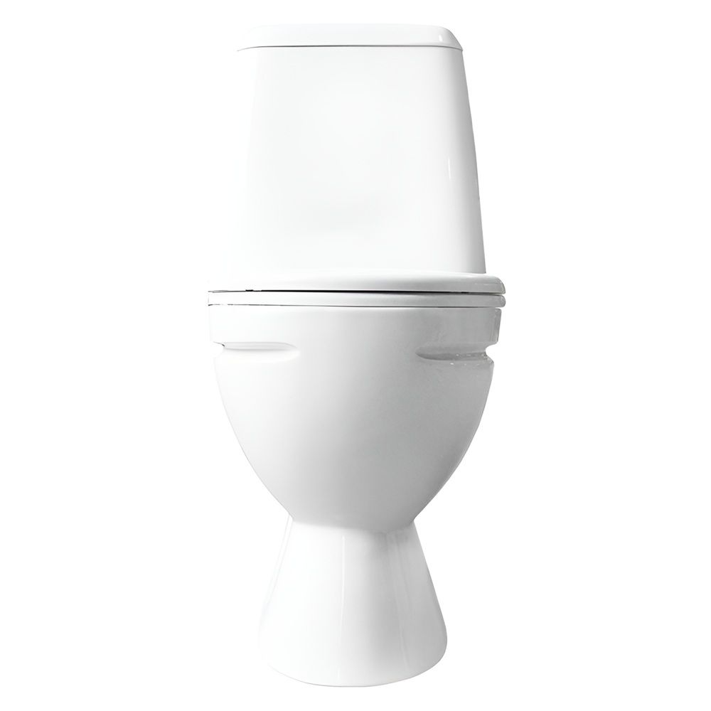 Унитаз-компакт Sanita Идеал эконом 1-ур косой выпуск сиденье полипропилен без микролифта