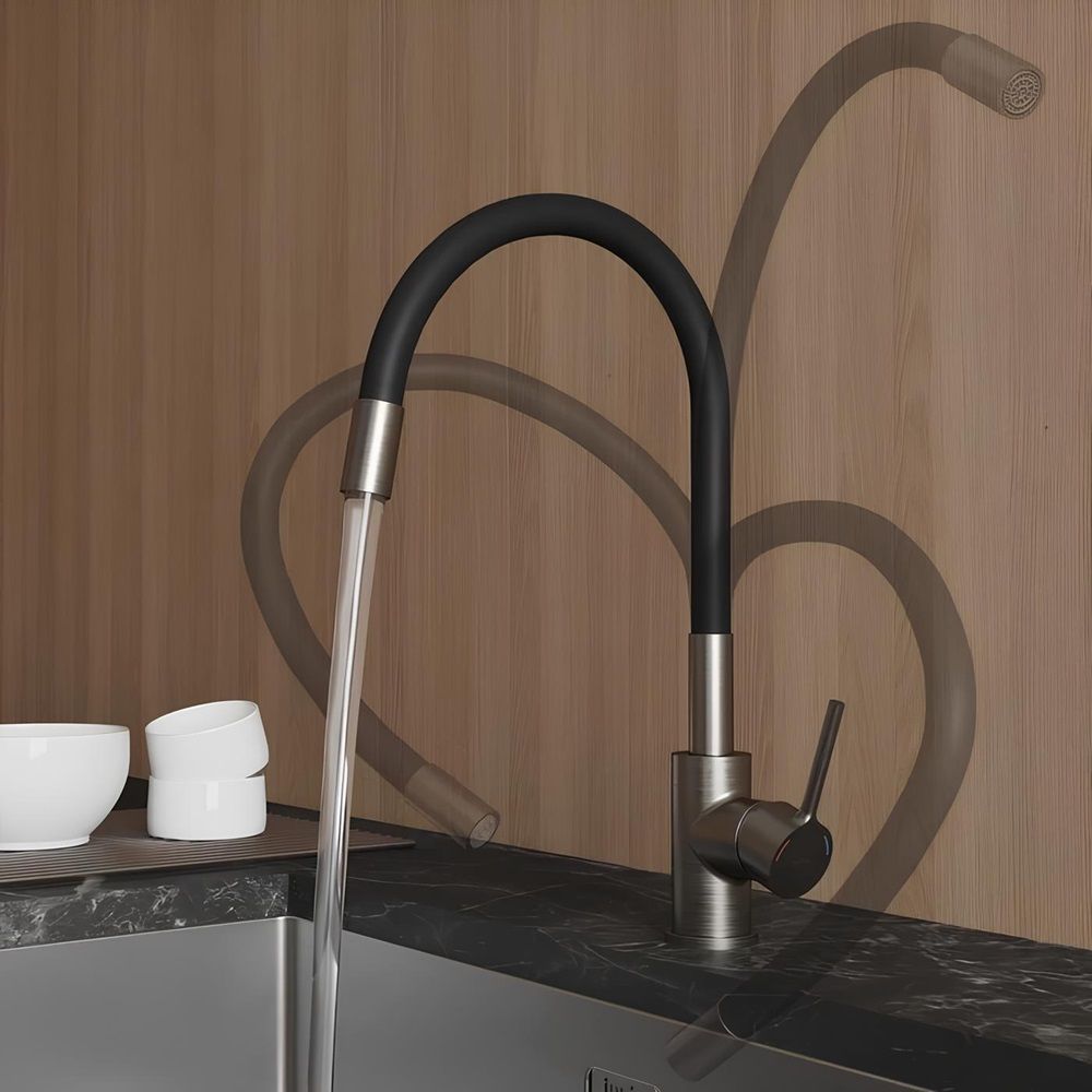 Смеситель для кухни Milardo Meal M01BN0FM05 однорычажный сатин