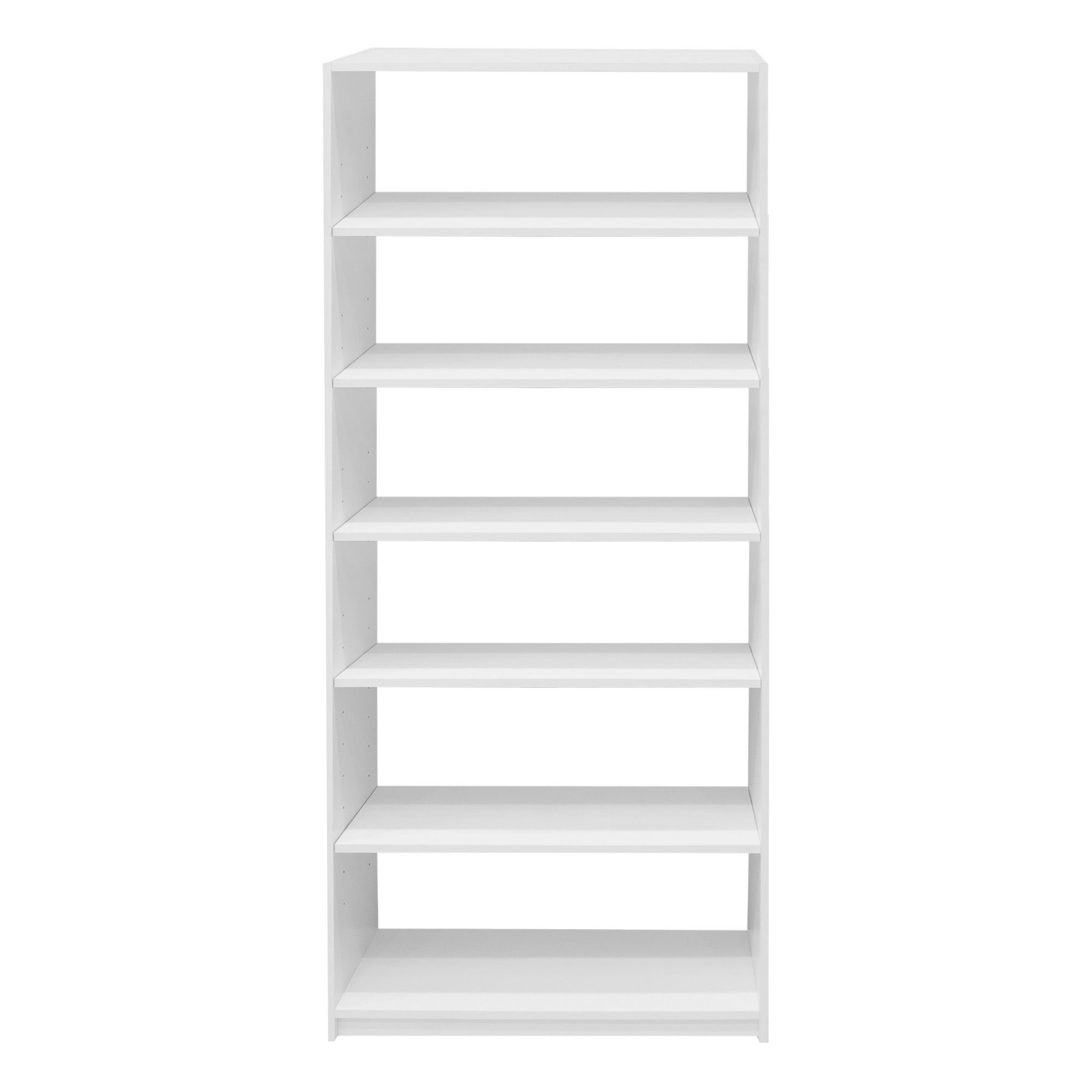 Шкаф книжный 800х2150х280 мм Белый