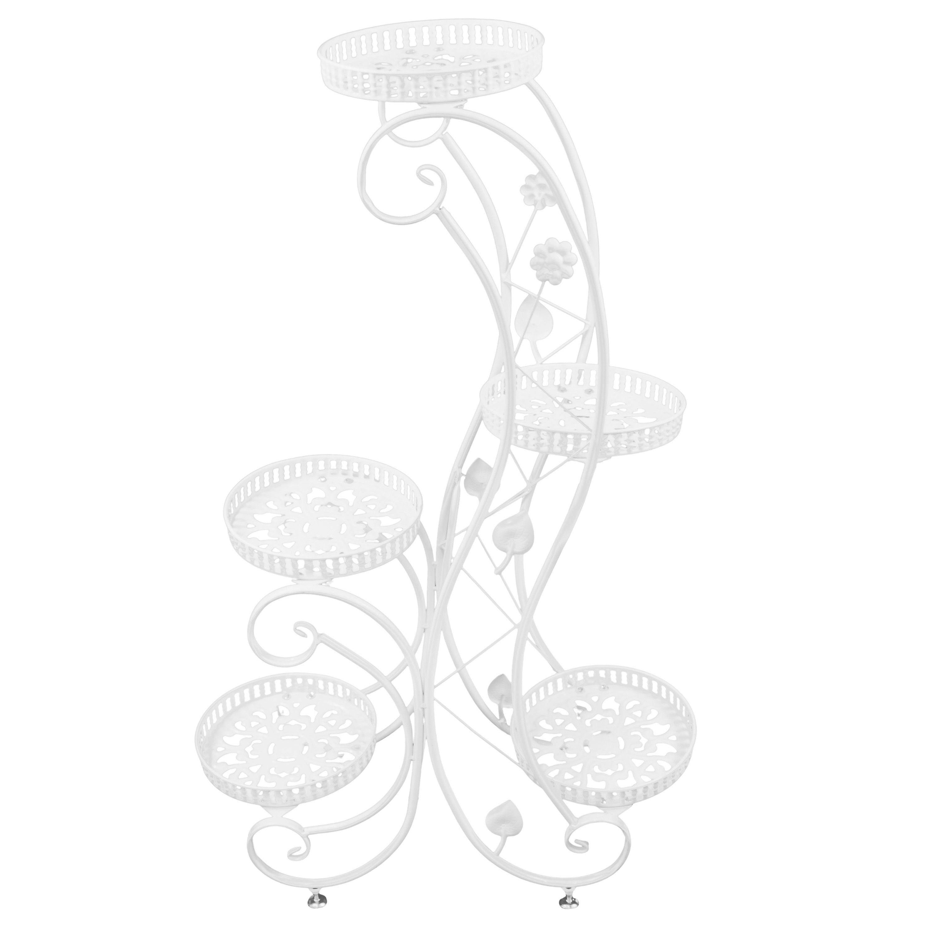 Подставка на 5 цветков белая 1040х680 мм 2024-3461