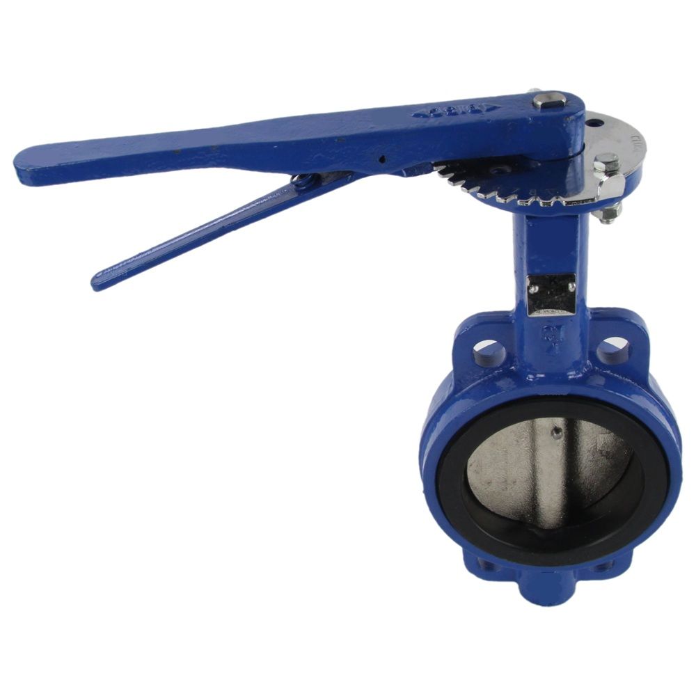 Затвор дисковый поворотный Ду50 PN16 диск чугун уплотнение EPDM