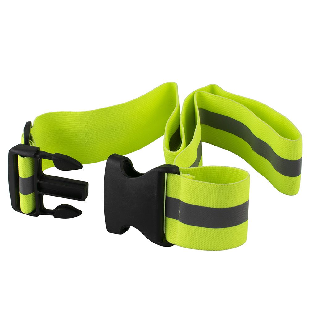 Ремень светоотражающий регулируемый зеленый ARW-B-07