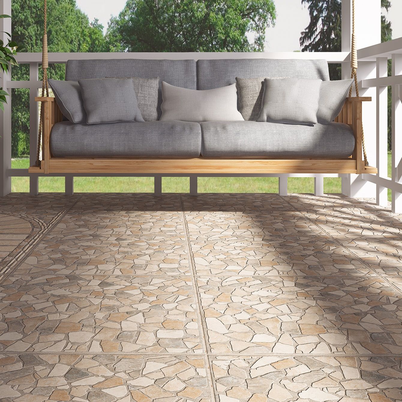 Керамогранит Alma Ceramica Stail GFU04STA04R 60х60 см коричневый 1,8 м2