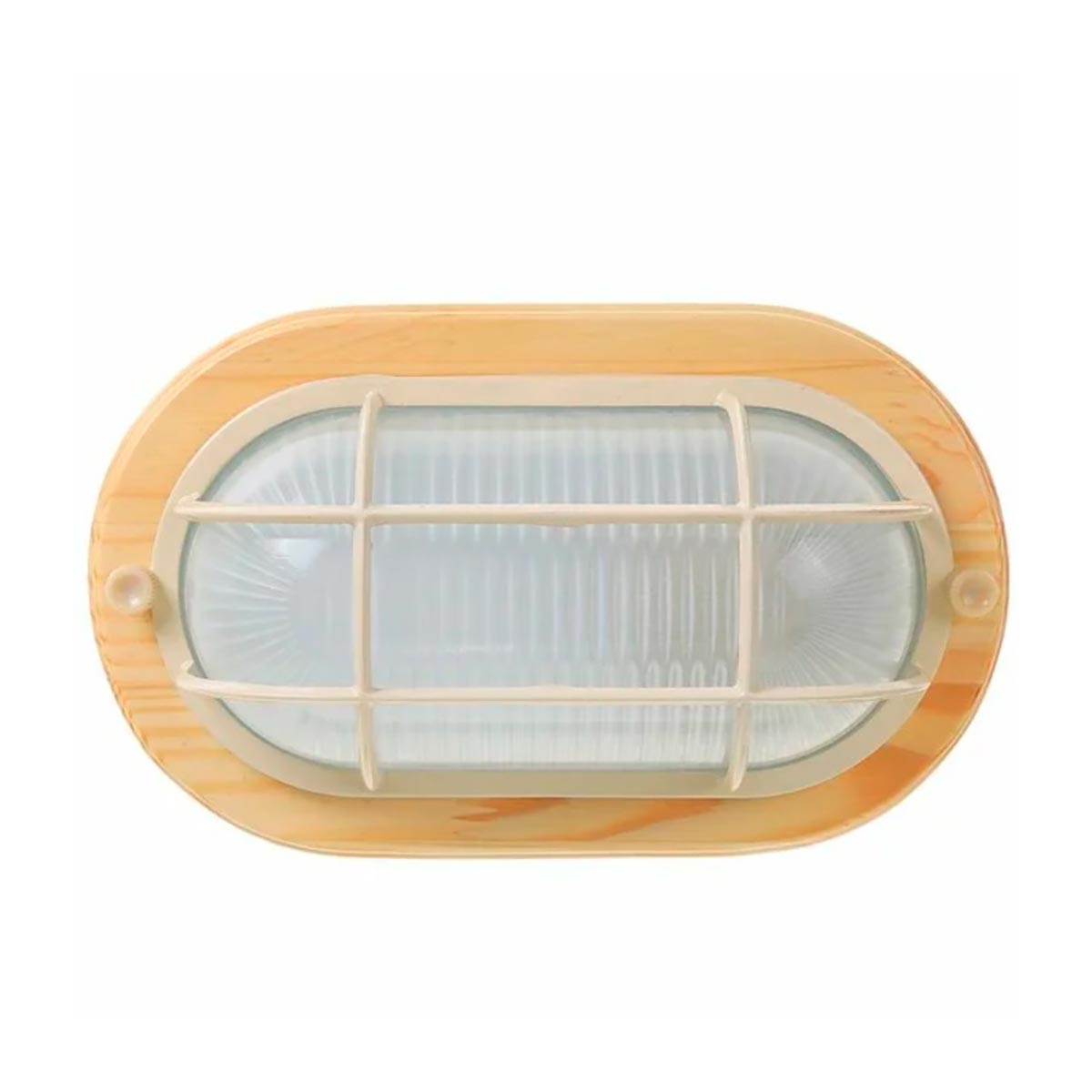 Светильник для бани Termo 60 21 18 овал с решеткой, береза IP54 60Вт 1хЕ27