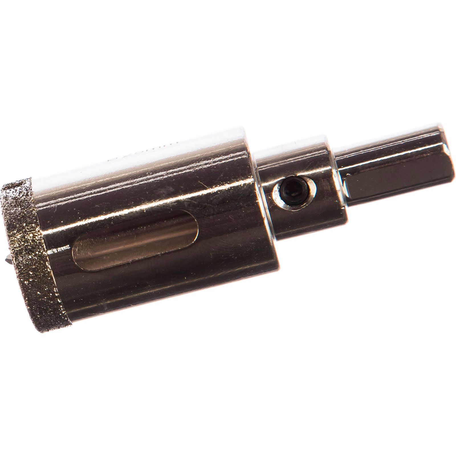 Коронка алмазная по керамограниту и керамике 25х70 мм пилотное сверло Практика Профи 917-590