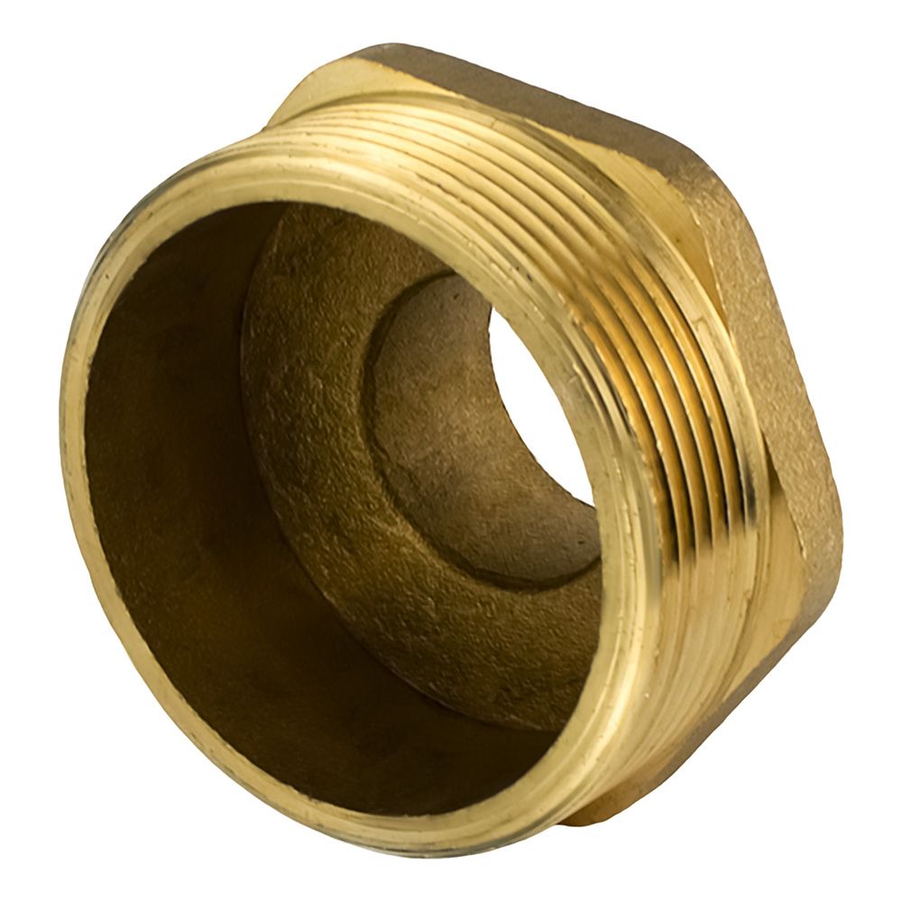 Ниппель переходной латунь 2"х1" НР/НР