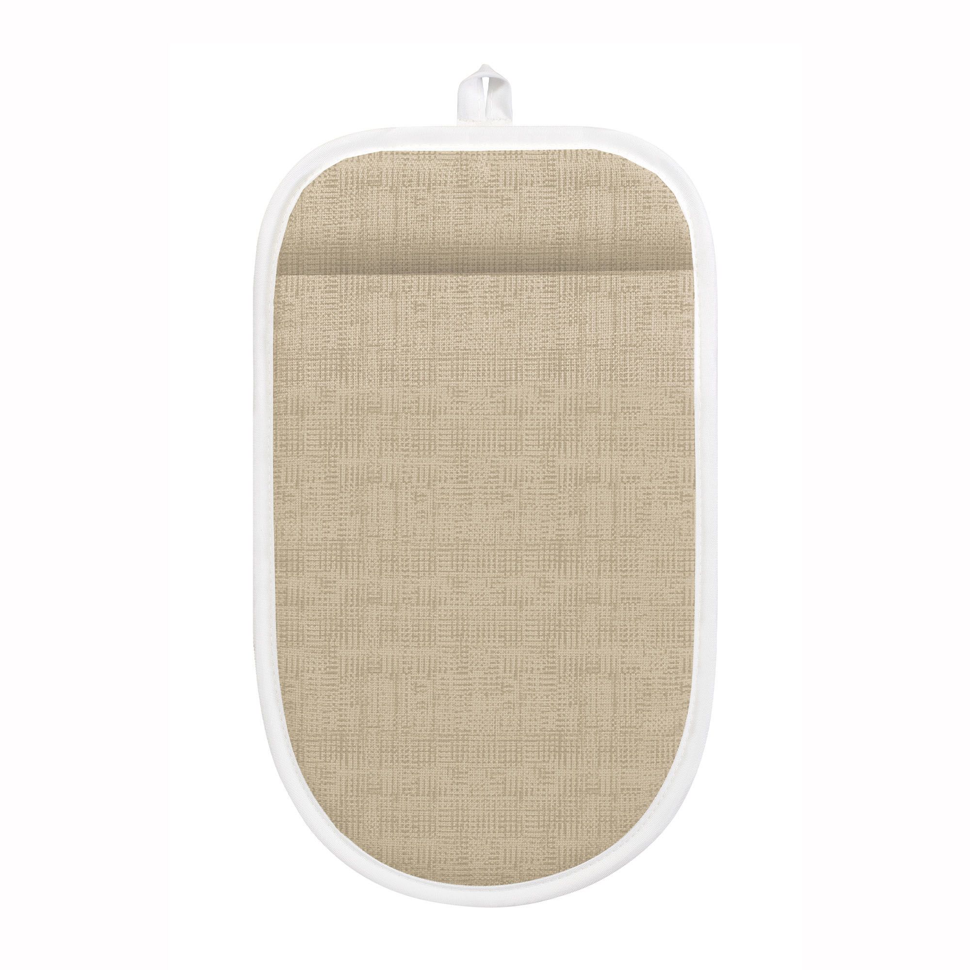 Прихватка-рукавица СТ ХБ 8993/5 17х25 см Текстура бежевая