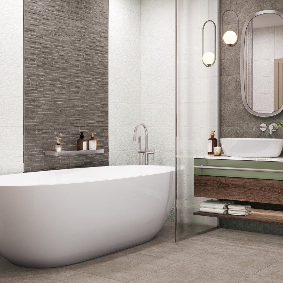 Плитка настенная Alma Ceramica Discover TWU2550DCV24 24,9x50 см коричневая 1,121/ м2