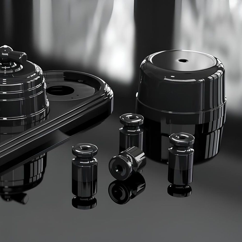 Коробка распред 80х40мм ОУ ABS-пластик ЧЕРНЫЙ GE30236-05 МЕЗОНИНЪ РЕТРО УСАДЬБА