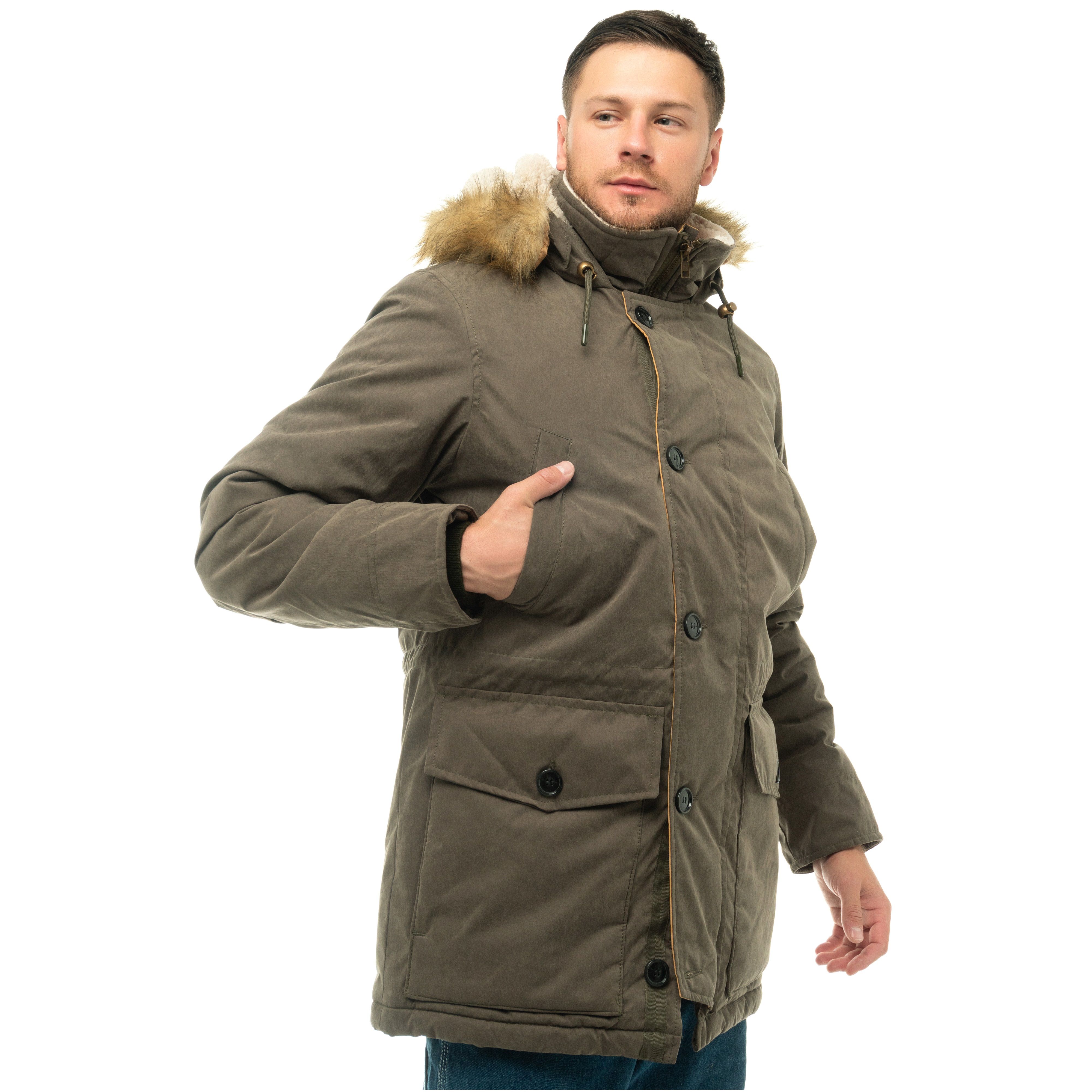 Куртка-парка зимняя Юта Ультра хаки р.120-124/182-188