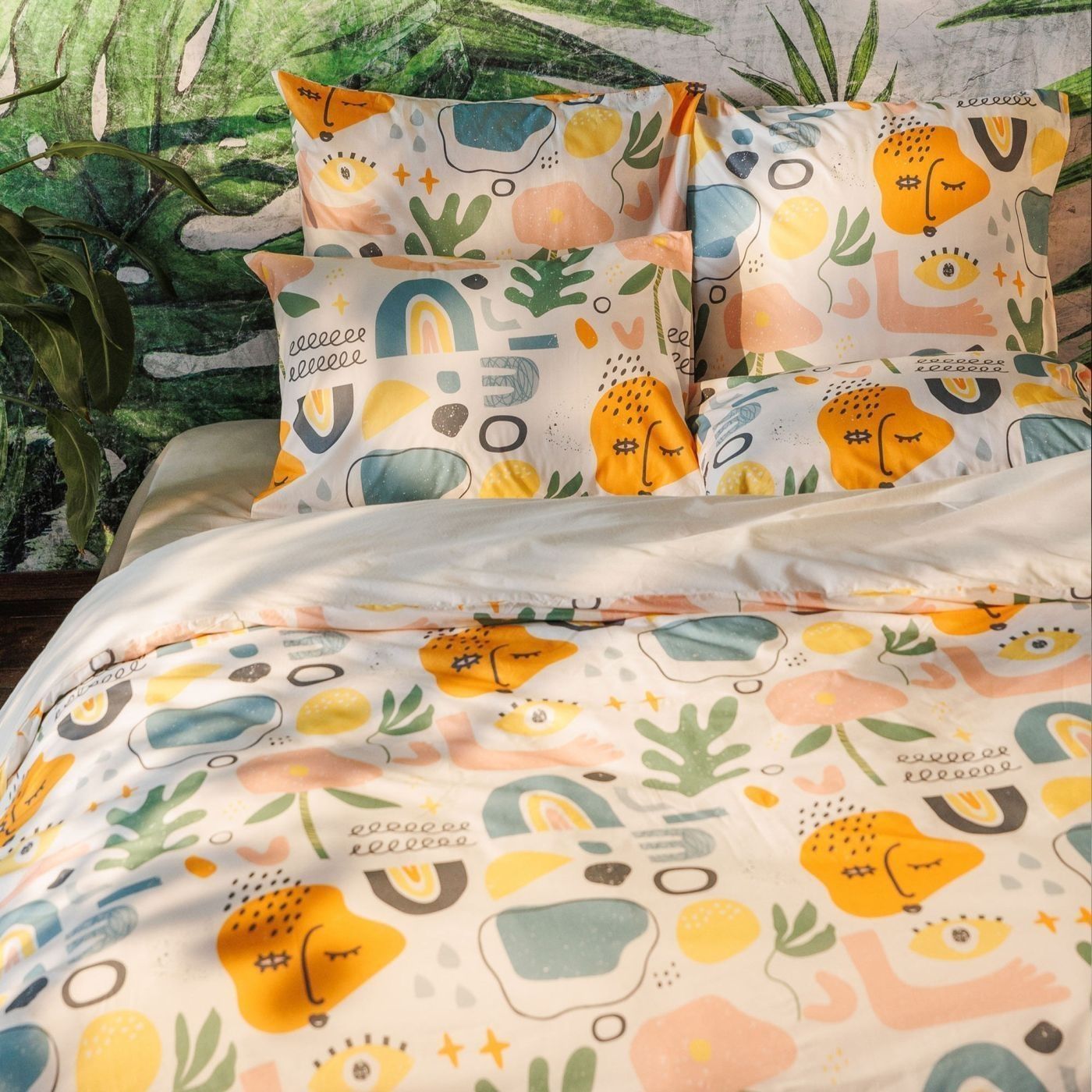 Белье постельное евро поплин Волшебная Ночь Trendy 50х70 см-2