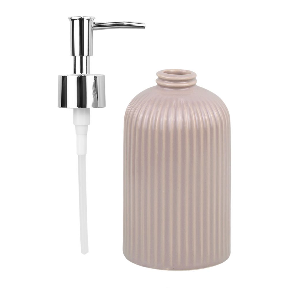 Дозатор для жидкого мыла Плиссе серый матовый