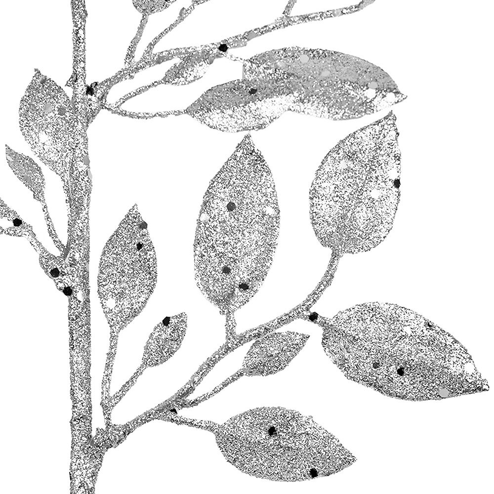 Украшение интерьерное Ветка Серебристая 72x17x1 см