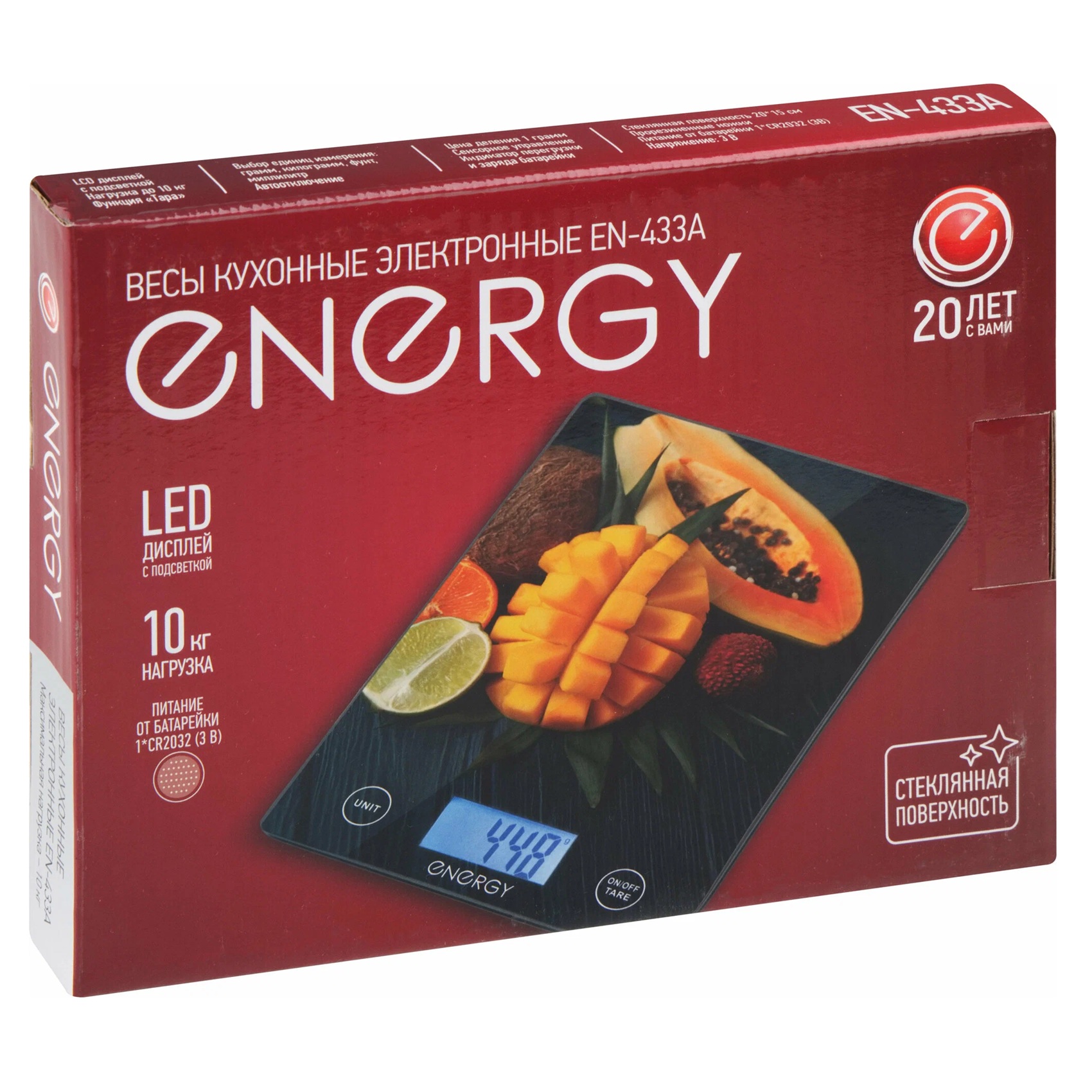 Весы кухонные электронные Energy EN-433A до 10 кг