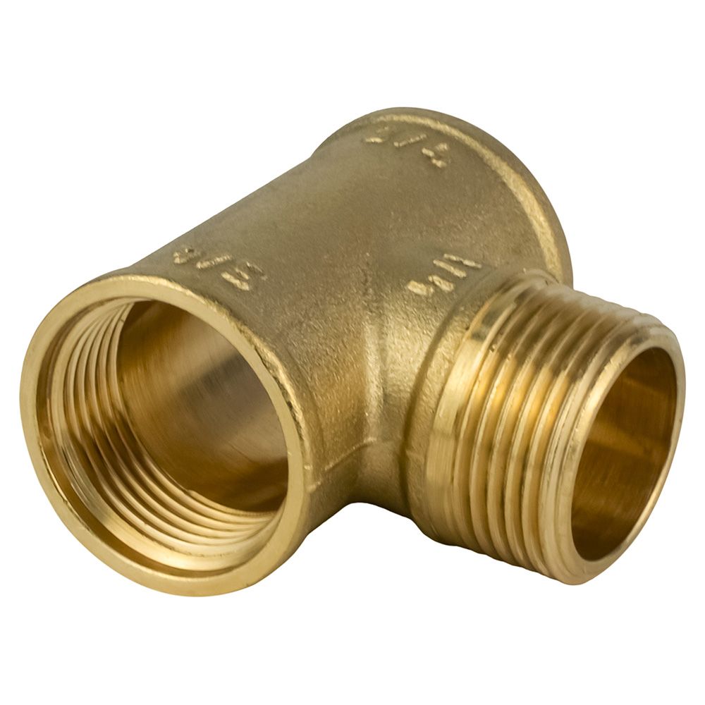 Тройник латунь 3/4" ВР/ВР/НР