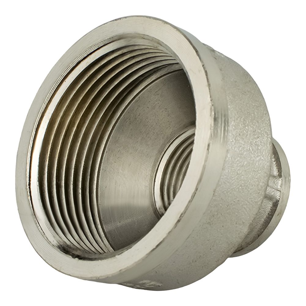 Муфта переходная латунь никель 1 1/4"х1/2" ВР/ВР