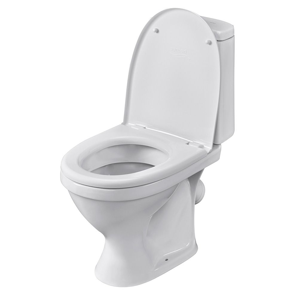 Унитаз-компакт Santeri Прайм косой выпуск сиденье полипропилен