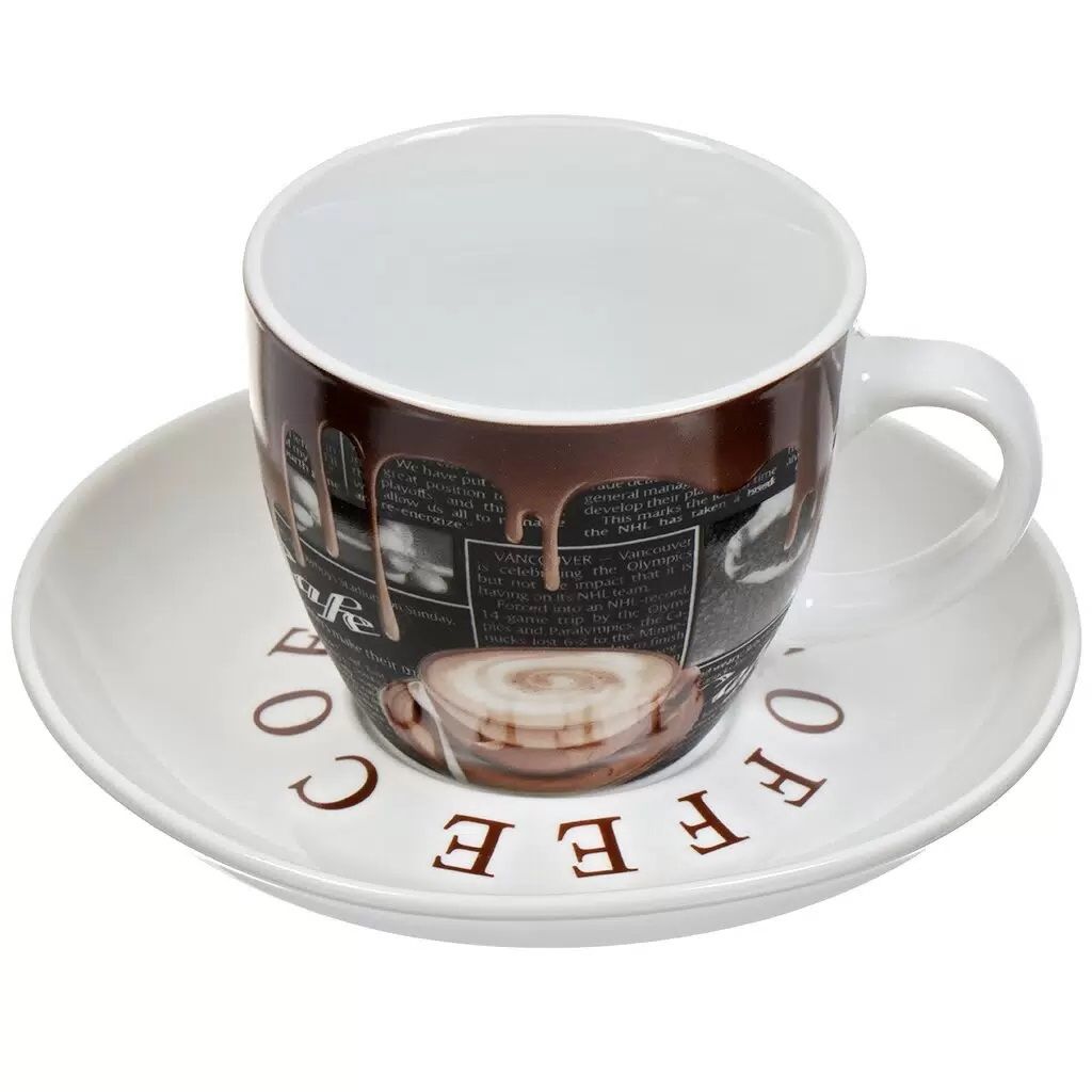 Набор чайный Горячий шоколад на 4 персоны 12 предметов с ложками 180 мл