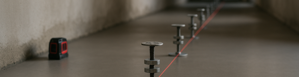 Реперные маяки для наливного пола купить: советы мастера и контроль плоскости