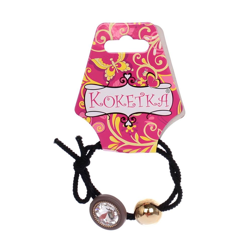 Резинка для волос Кокетка-Krasa Kiki микс d5,5 см 1 шт