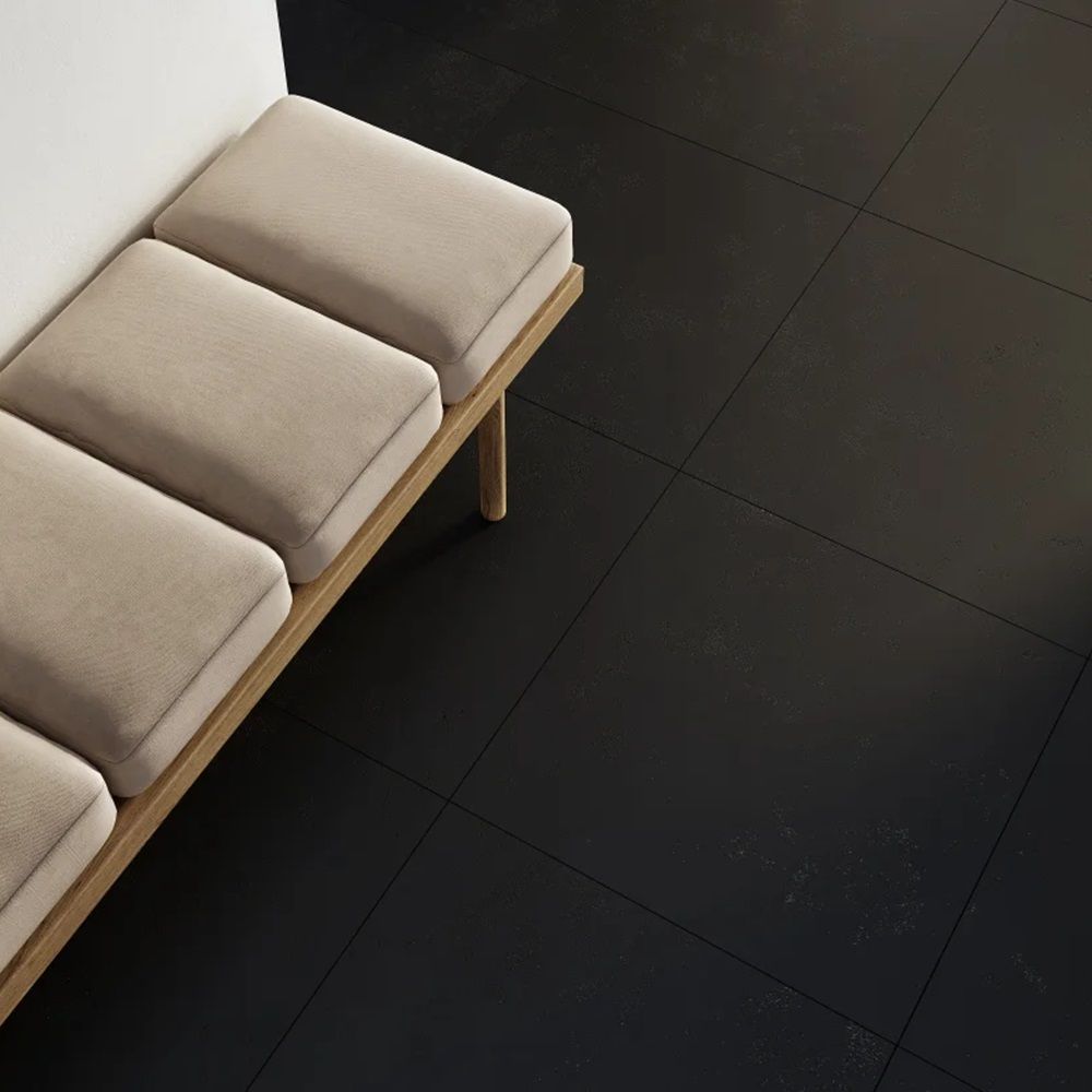 Керамогранит Laparet Evolution Nero SG603920R 60х60 см черный матовый карвинг 1,8 м2