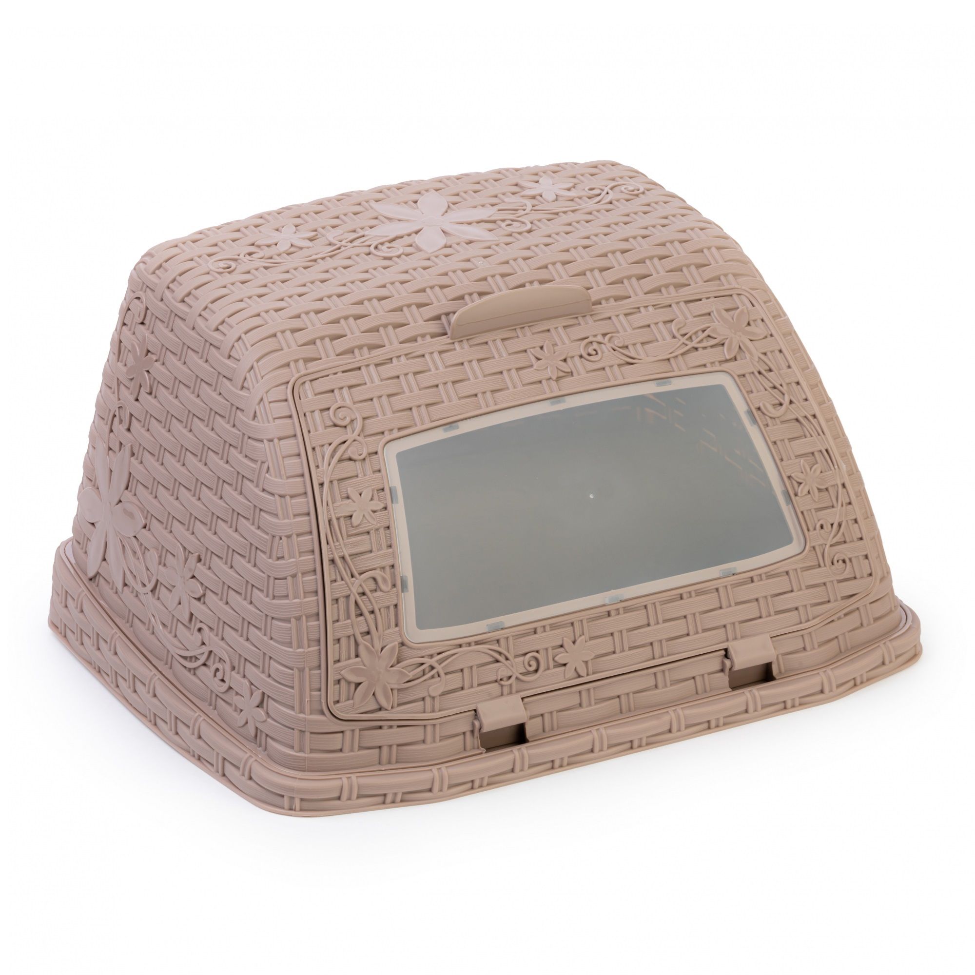 Хлебница Плетенка слоновая кость