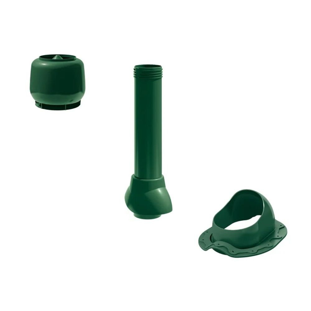 Выход вентиляционный d110 мм зеленый