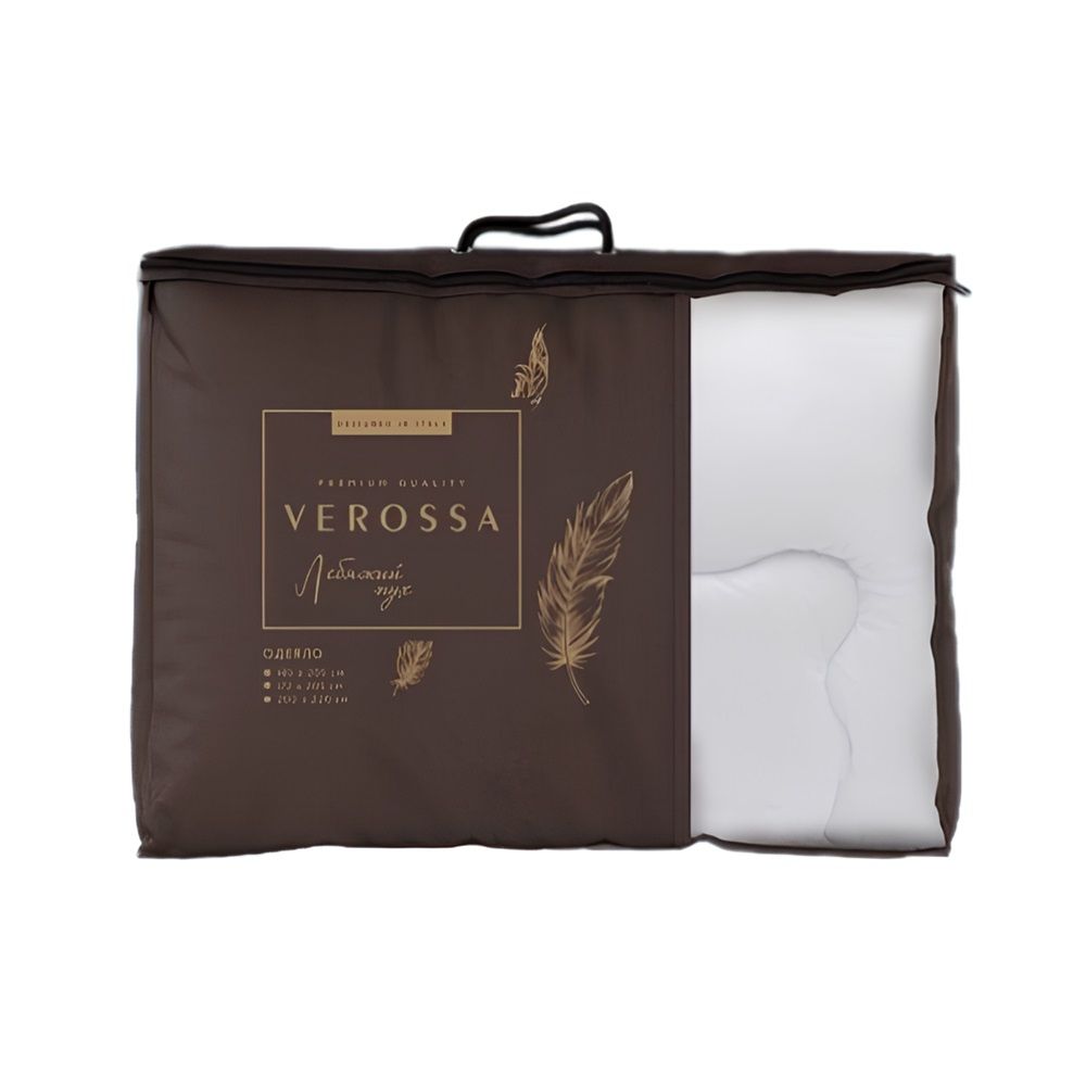 Одеяло 200х220 см Verossa Лебяжий пух, наполнитель пэ 100%