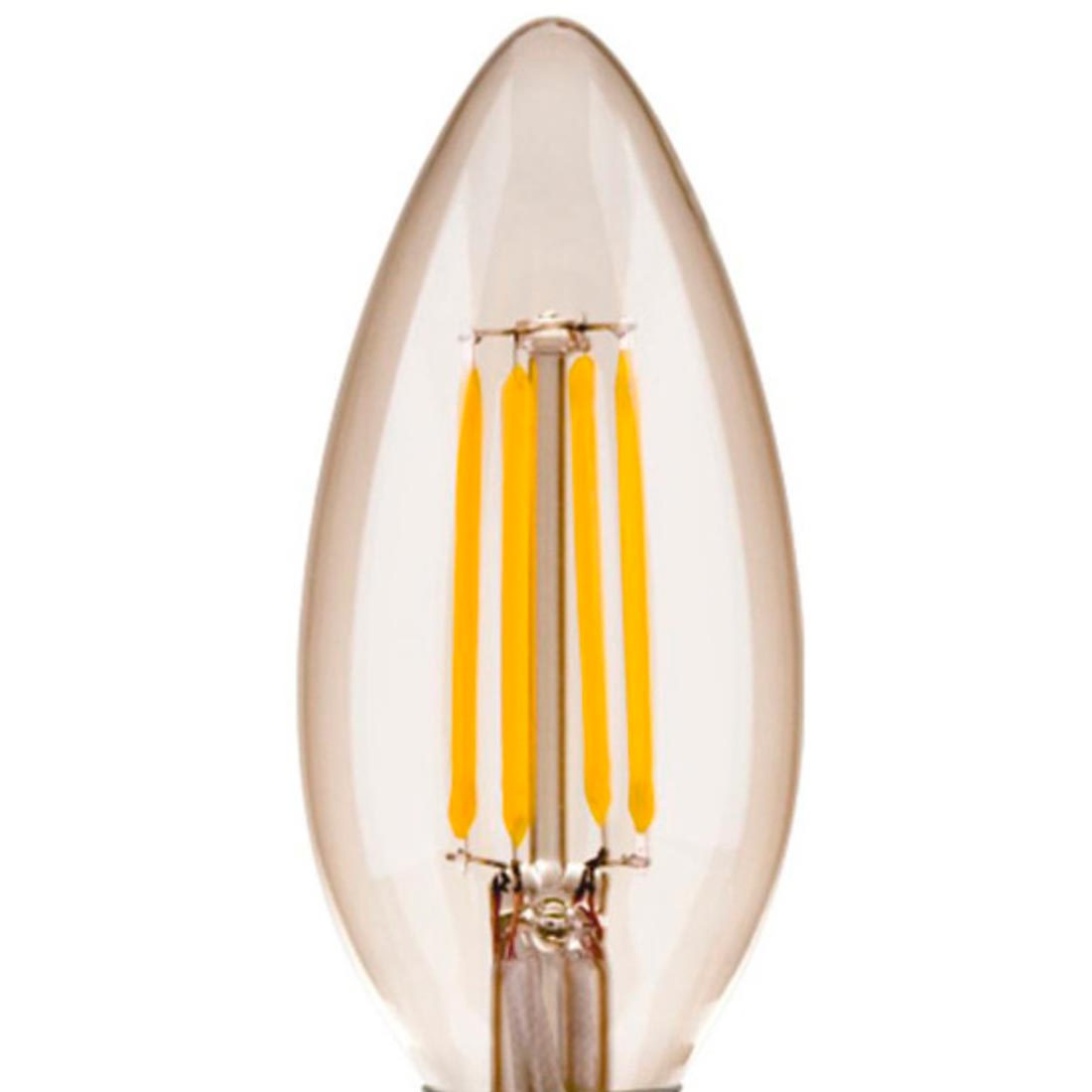 Лампа светодиодная свеча 5Вт Е14 филамент/CD F 5W 4200K E14, ES