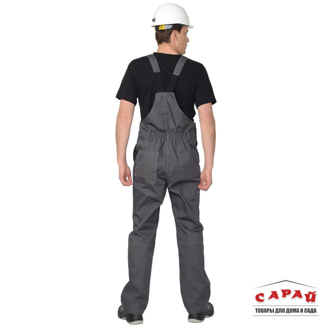 Полукомбинезон Даллас серый р.88-92/182-188 (большемерка)