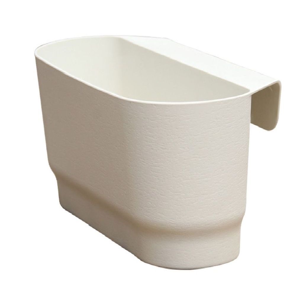 Кашпо подвесное молочное 45х23х18,5 см 2024-3280-2