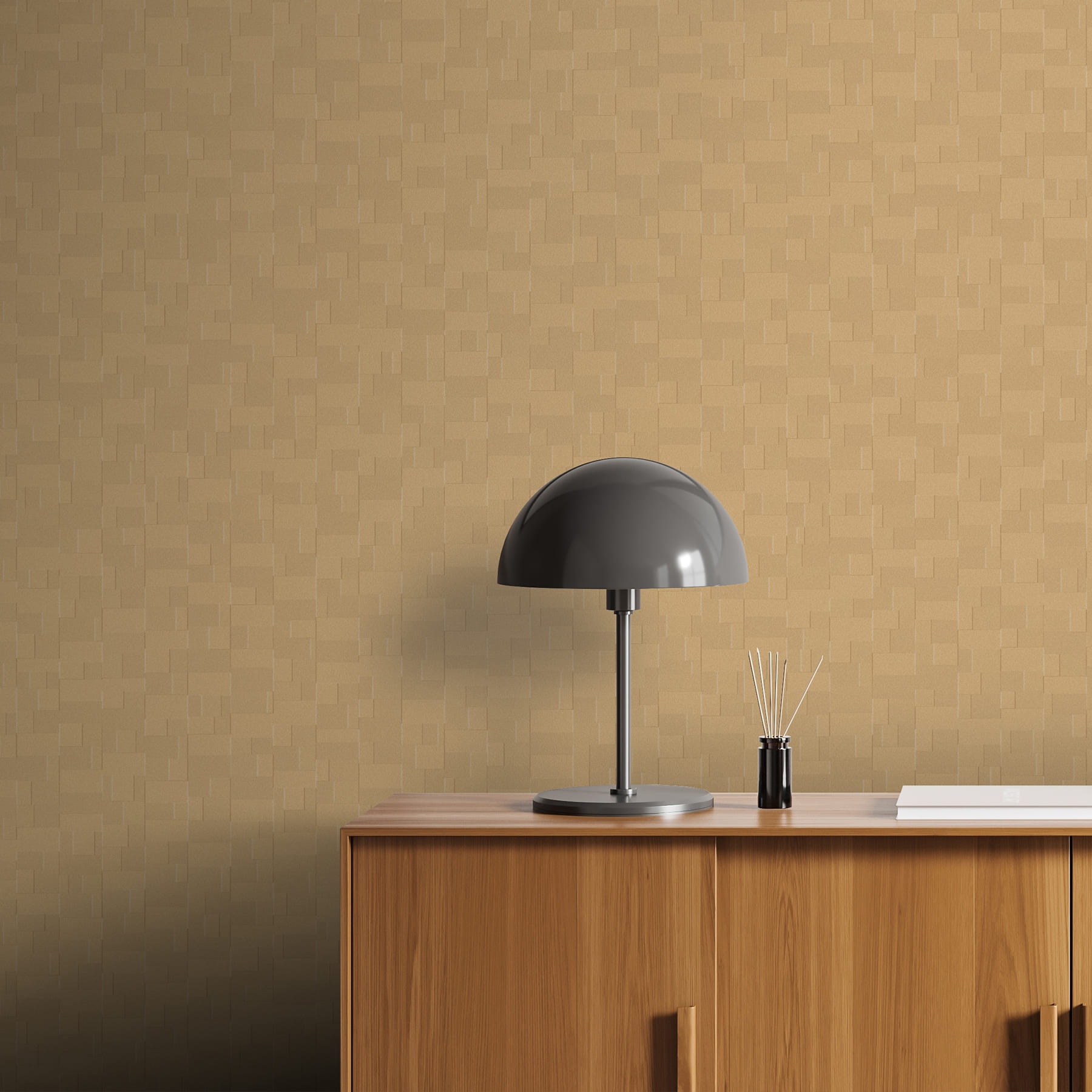 Обои Victoria Stenova Tetris 589398 оранжевые геометрия 1,06х10,05 м