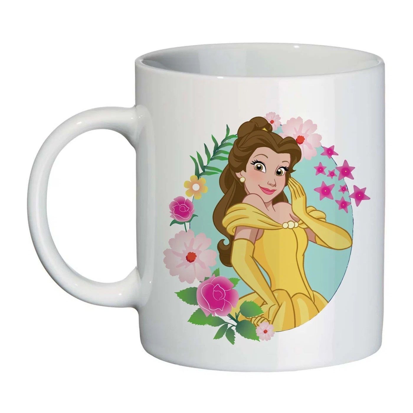 Кружка фарфоровая Принцессы Аврора и Белль 220 мл