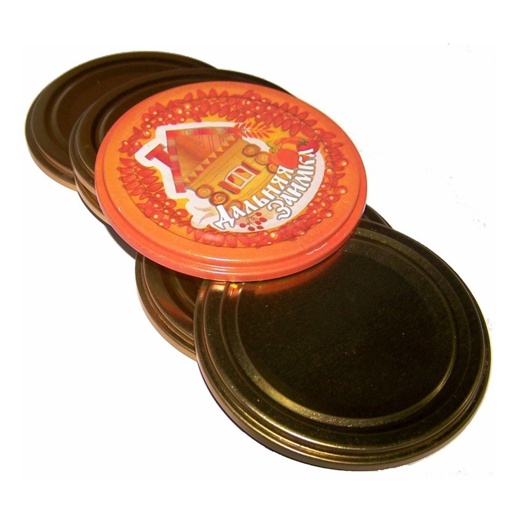 Крышка для консервирования металл d82 мм 10 шт Дальняя заимка