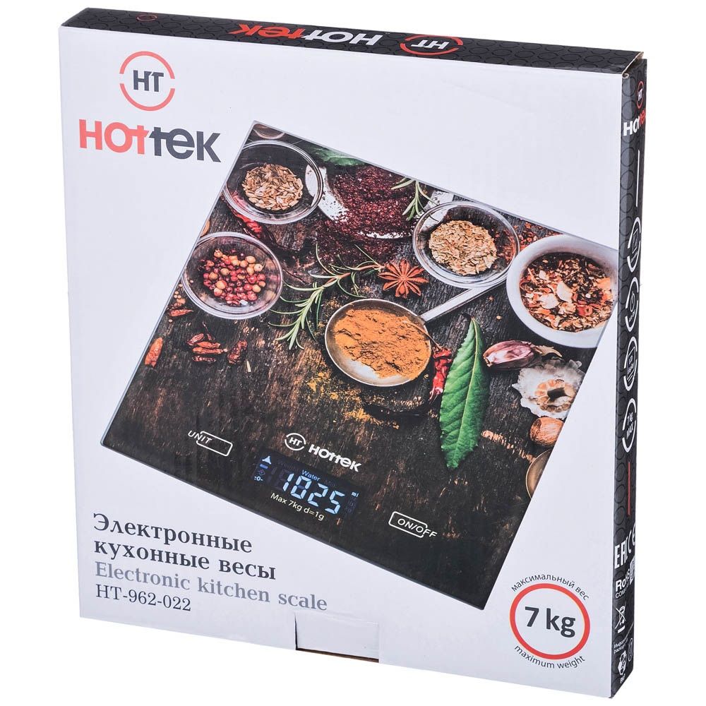 Весы кухонные электронные Hottek HT-962-022 7 кг