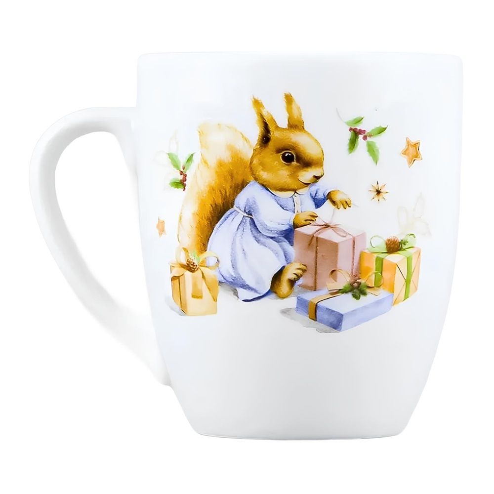 Кружка фарфоровая Рождественский вечер 300 мл