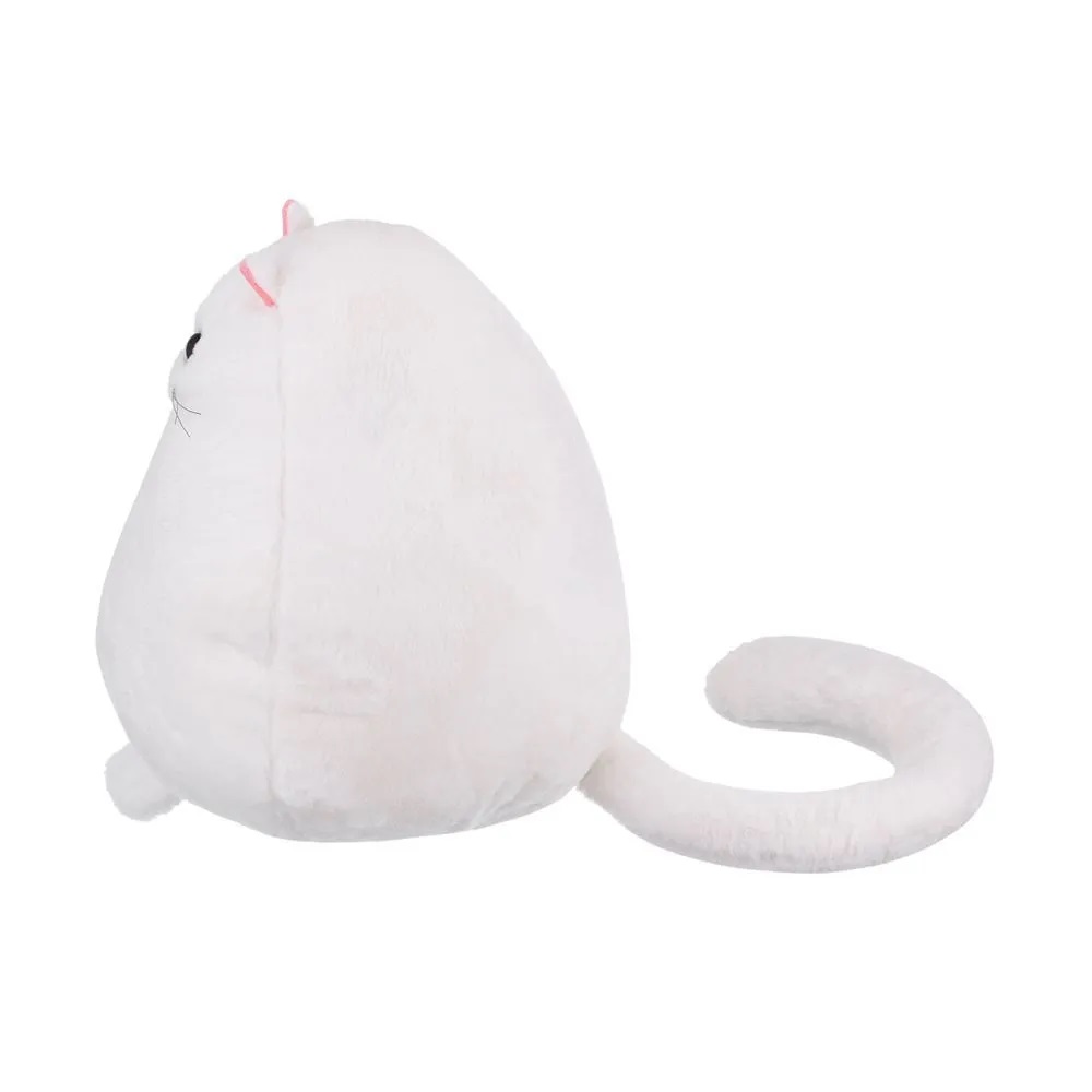 Игрушка мягкая Relana Котик белый 35х28 см