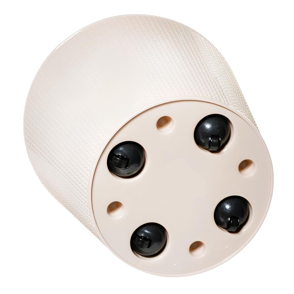 Горшок цветочный Velvet на колесах светло-бежевый 33 см 16 л