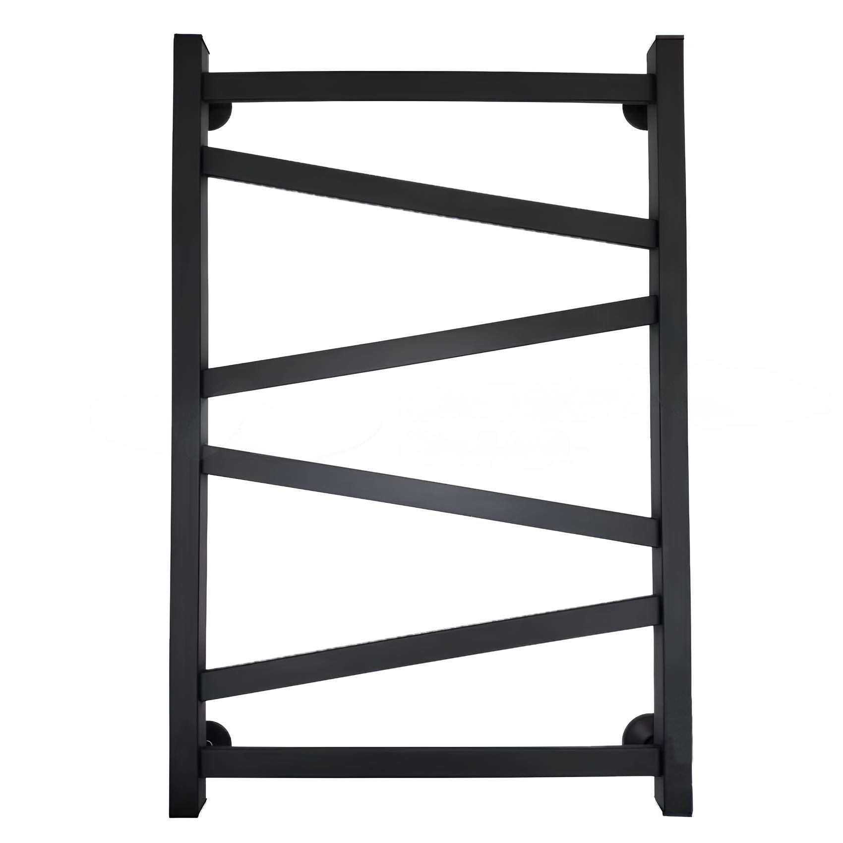 Полотенцесушитель водяной Зигзаг Р80х50 см профильный черный RAL 9005 матовый