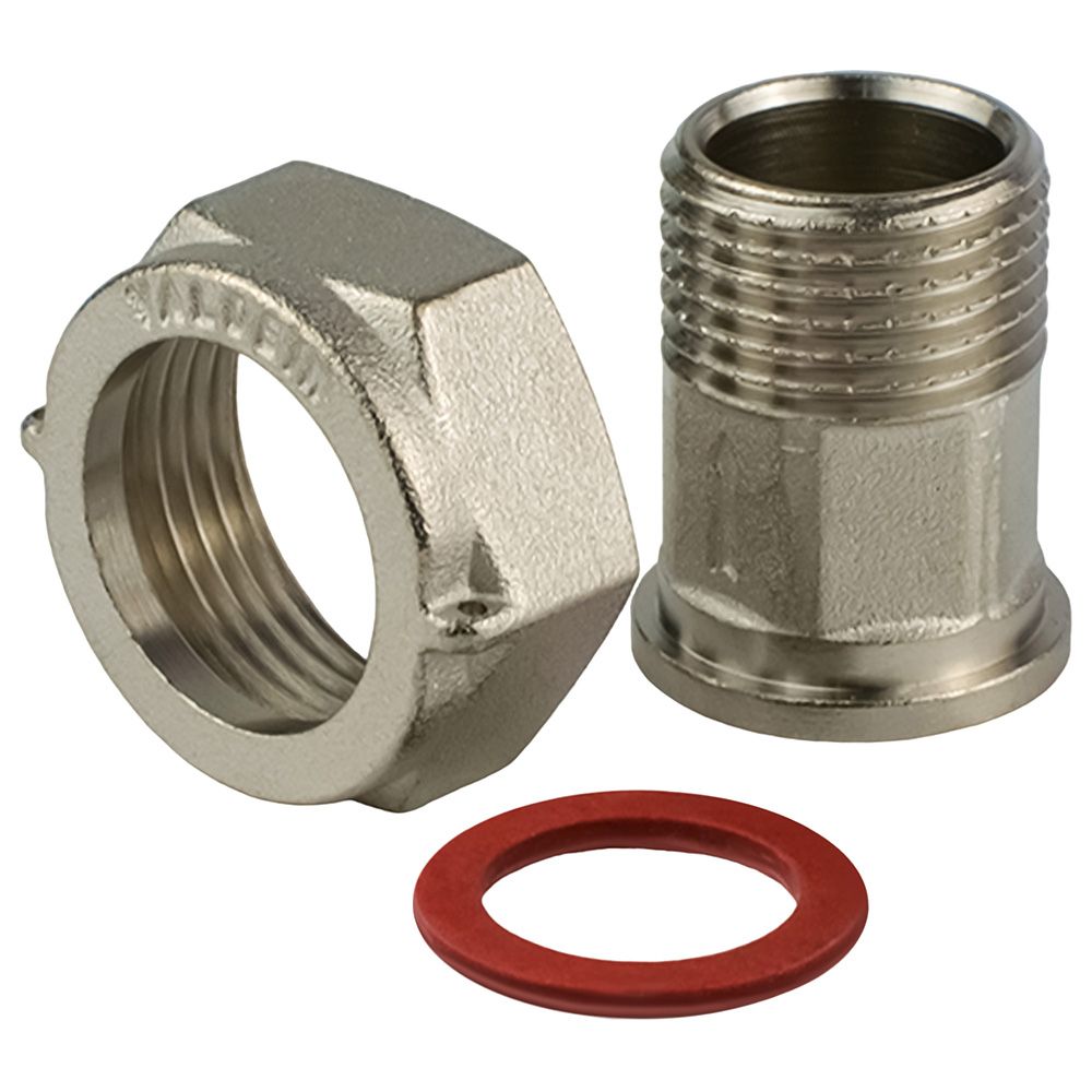 Соединитель американка латунь никель 1/2" НР/НР