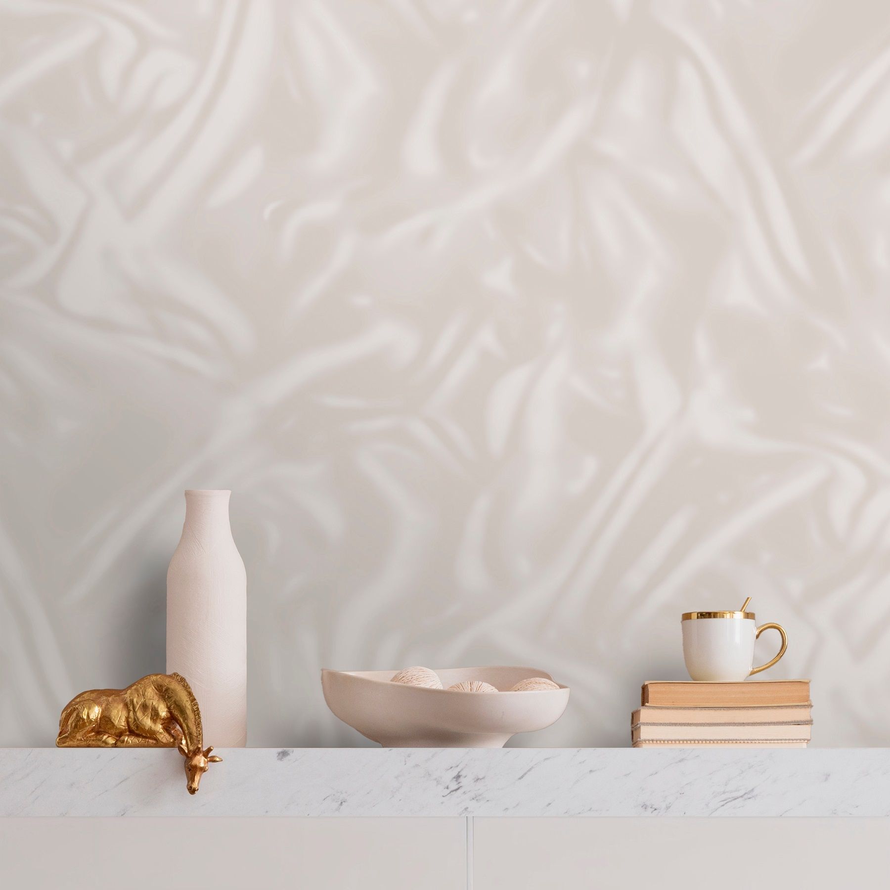 Обои Victoria Stenova Euforia 589302 бежевые абстракция 1,06х10 м