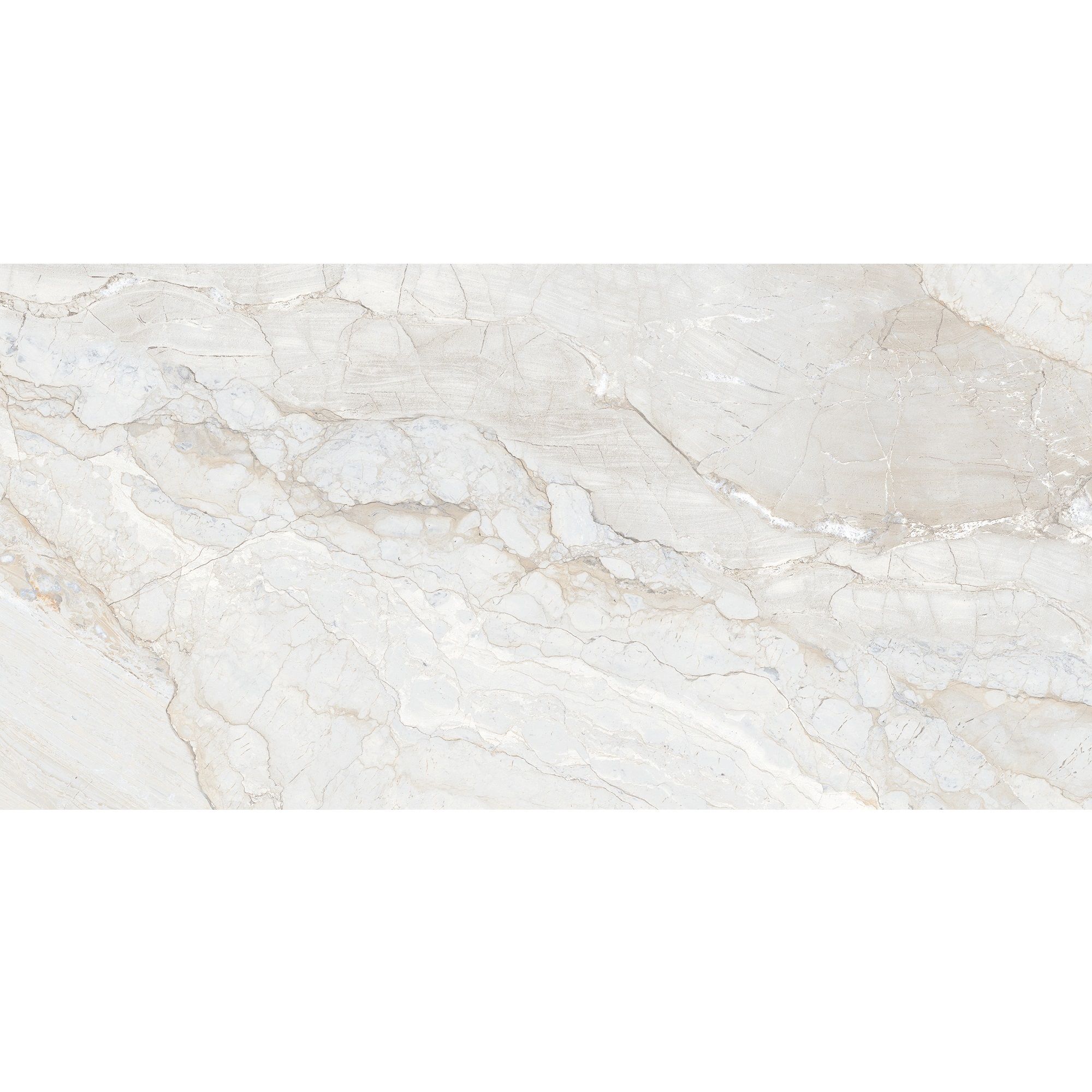 Керамогранит Realistik Sofia White Glossy 60x120 см белый 1,44 м2
