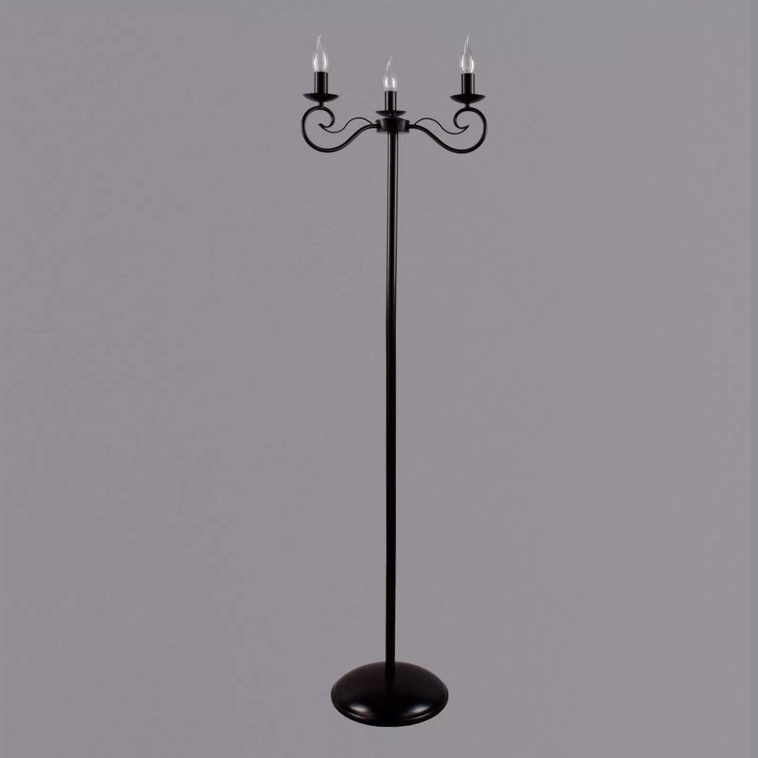 Торшер Вильям РС20944 BK/3F