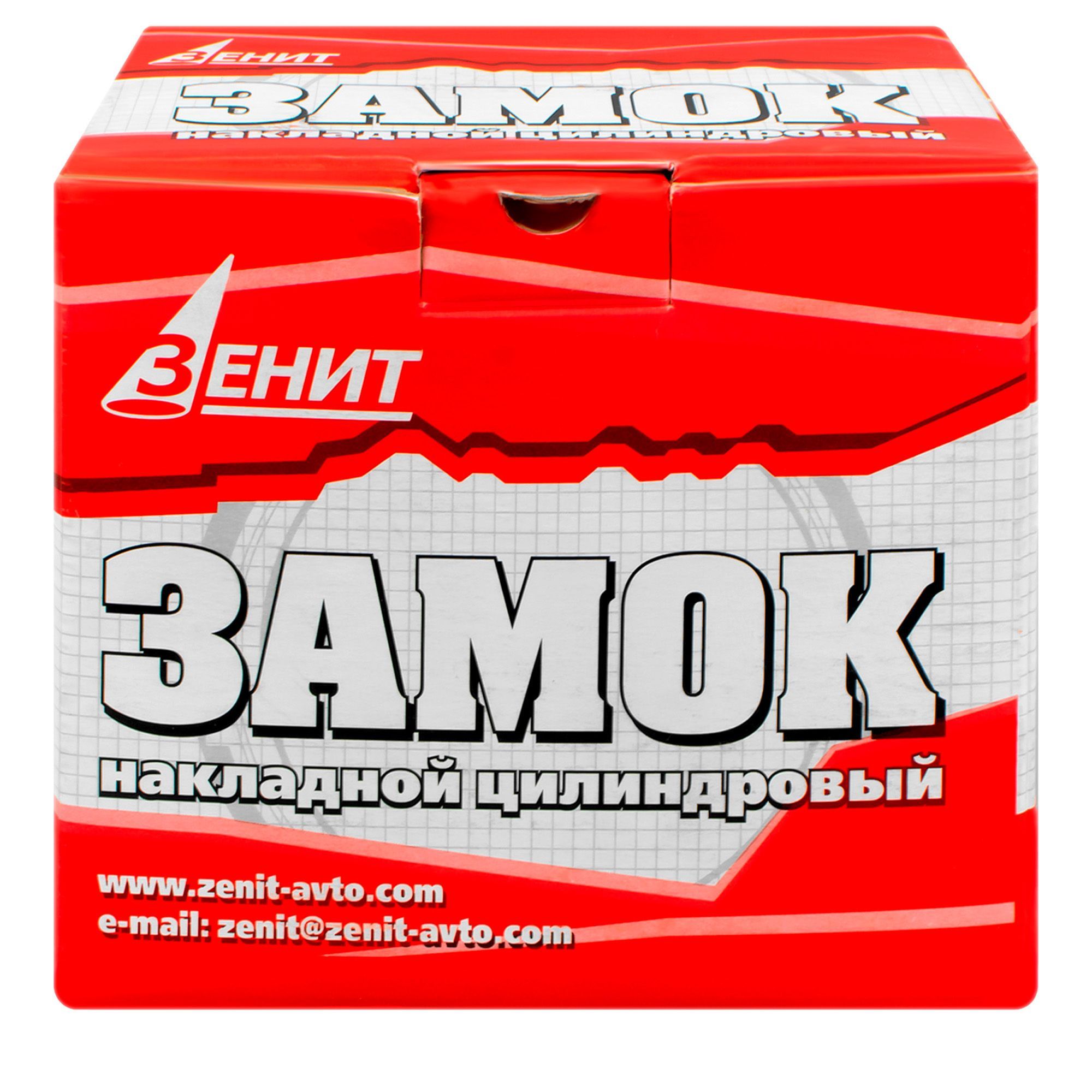 Замок накладной Зенит ЗН1-2 медь