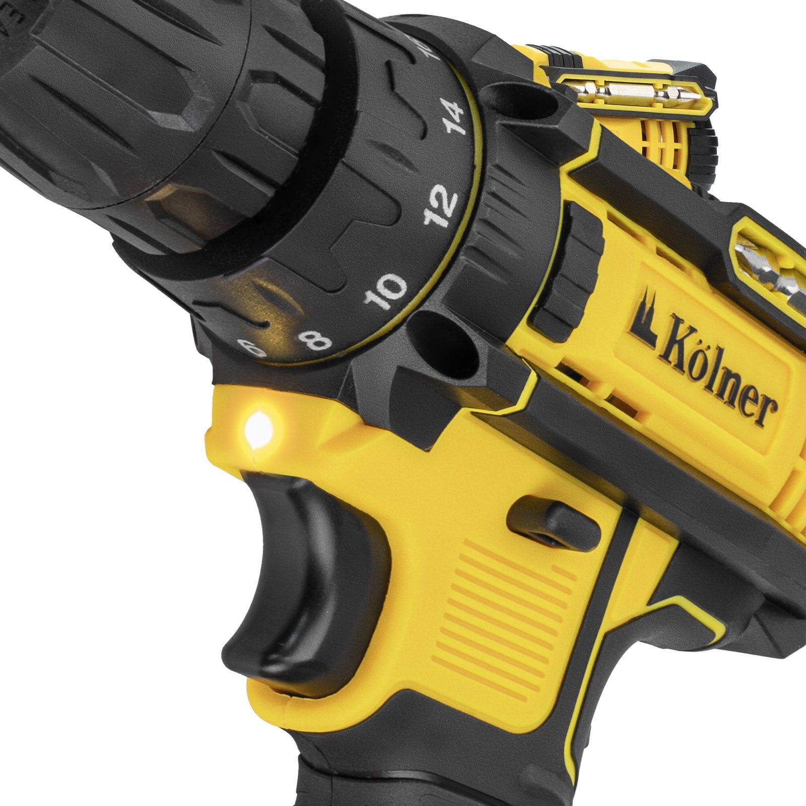 Дрель-шуруповерт аккумуляторная Kolner KCD 12/2 12В 2х1,5Ач 29 Нм кейс
