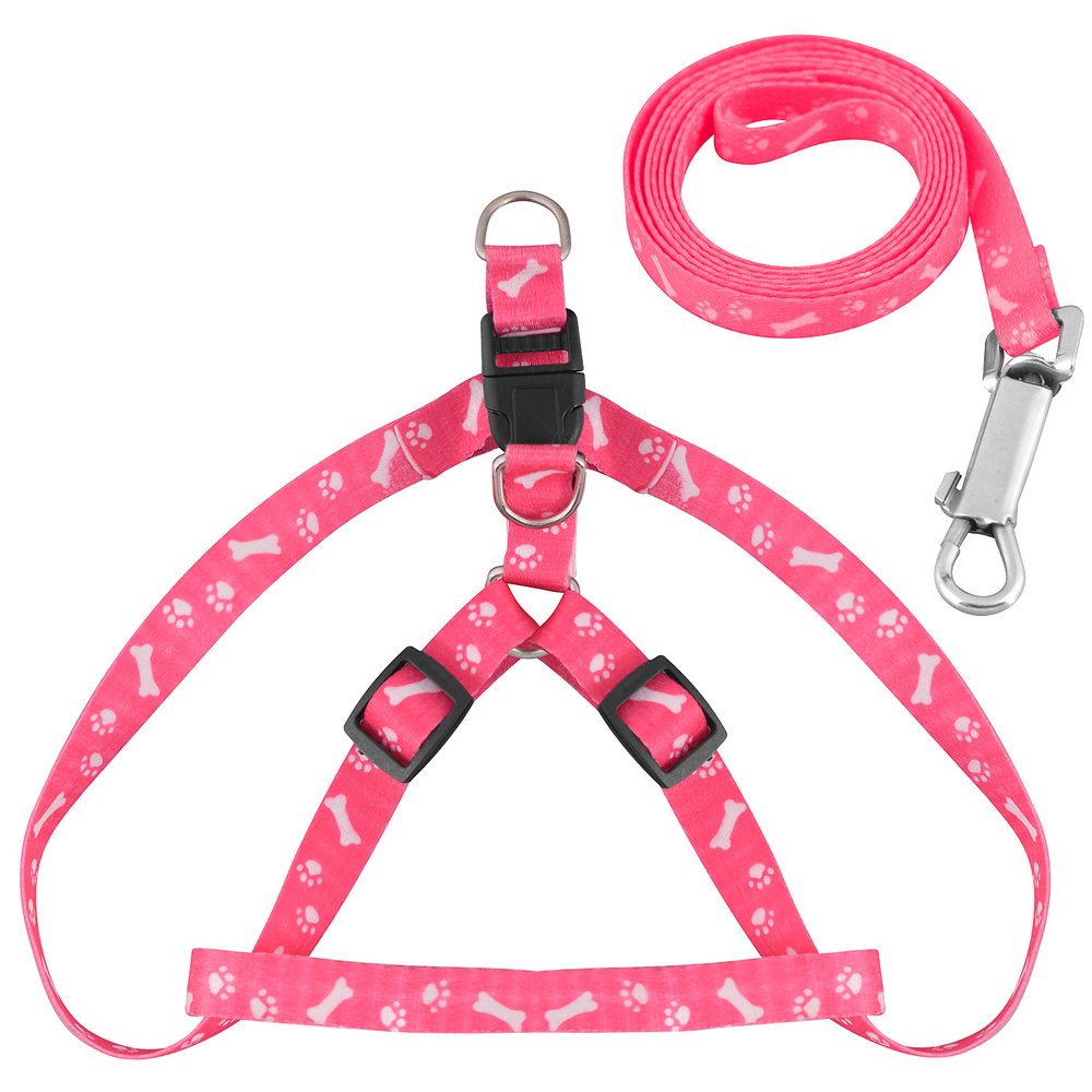 Шлейка для собак прогулочная с поводком размер L VL40-32